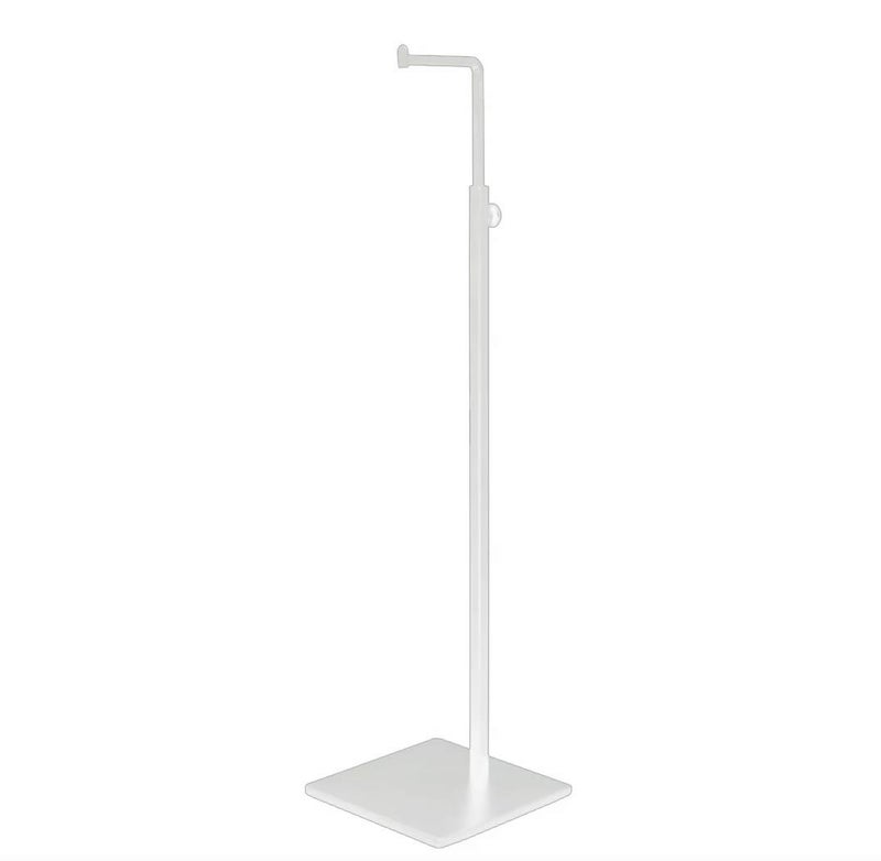 B&NN Adjustable Metal Handbag Rack Tabletop Handbag Purse Display Stand Single Hook Bag Stand Holder (White) - Image 1